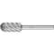 Pferd Carbide Bur - Cylind. Radius End, INOX Cut - 1/2" x 1" x 1/4" Shank - SC-5 24467 - alternate 1